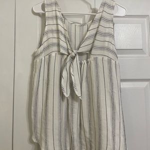 LOFT tie back tank. Never worn